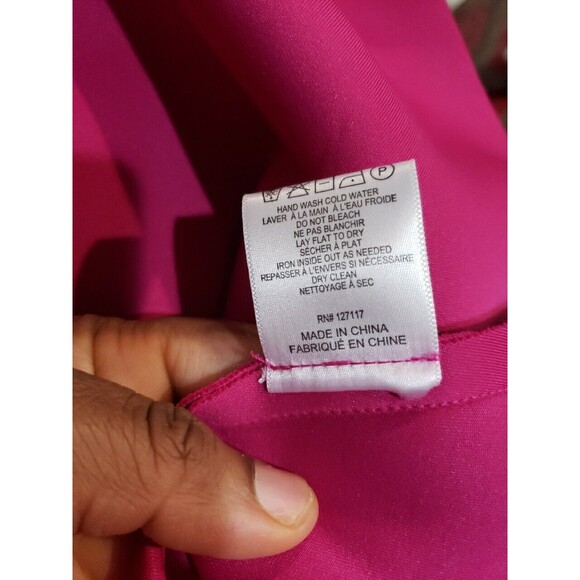 Belle Badgley MischkaHonor Scuba Midi Shirt Dress Size 0 - Picture 8 of 9